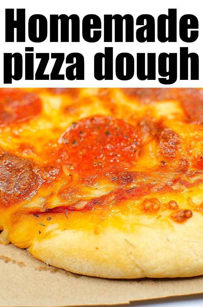 homemade pizza dough recipe