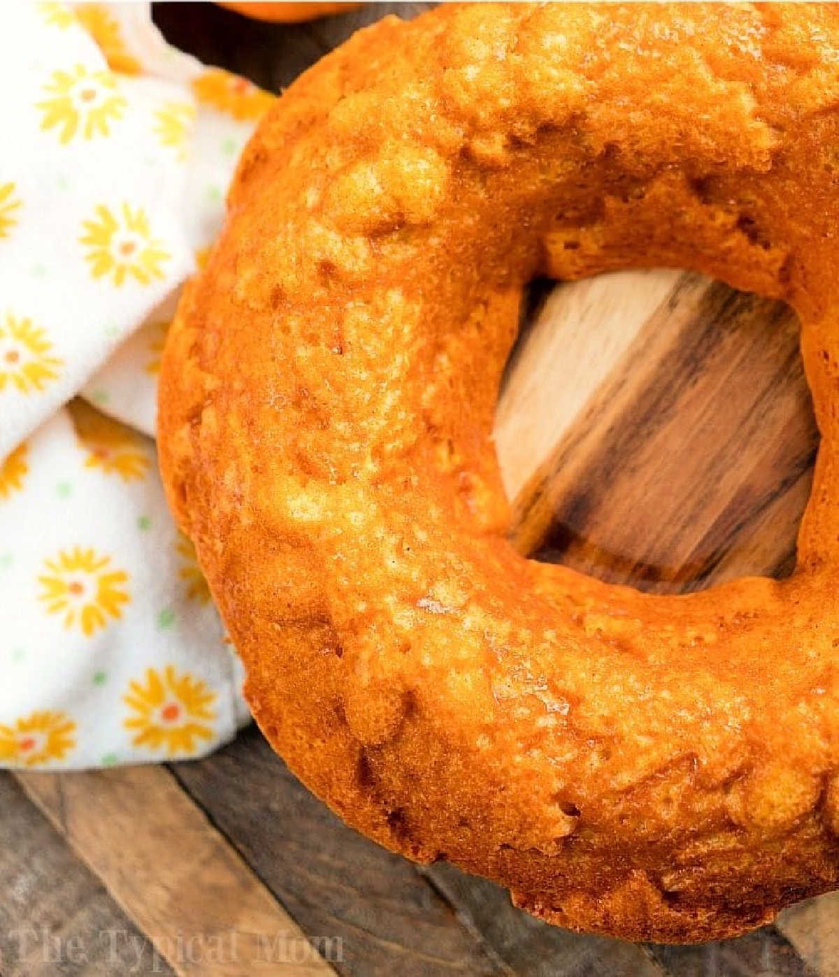 Pumpkin Angel Food Cake