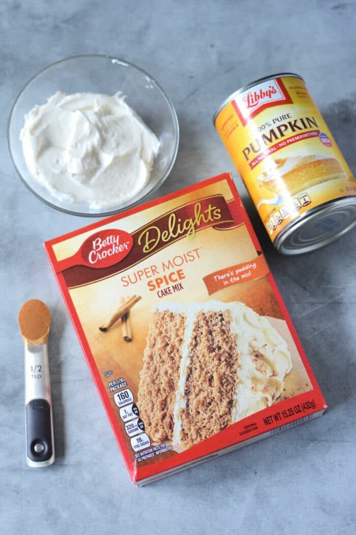 Cake Mix Pumpkin Bars
