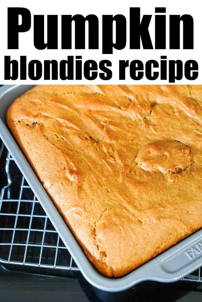 pumpkin brownies