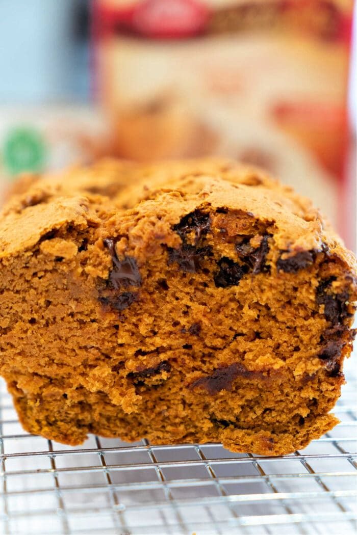 Pumpkin Bread with Spice Cake Mix