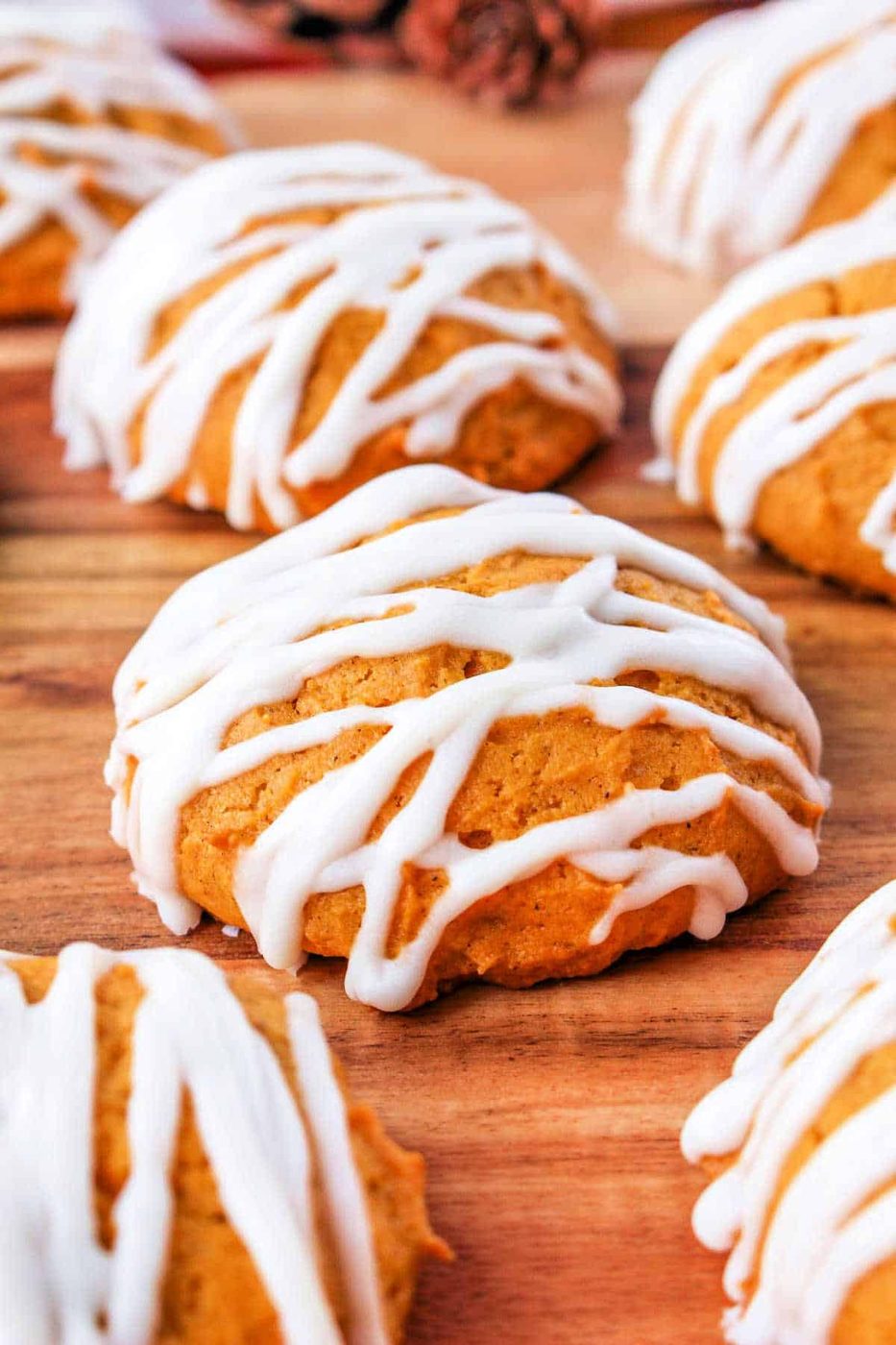 Iced Pumpkin Cookies