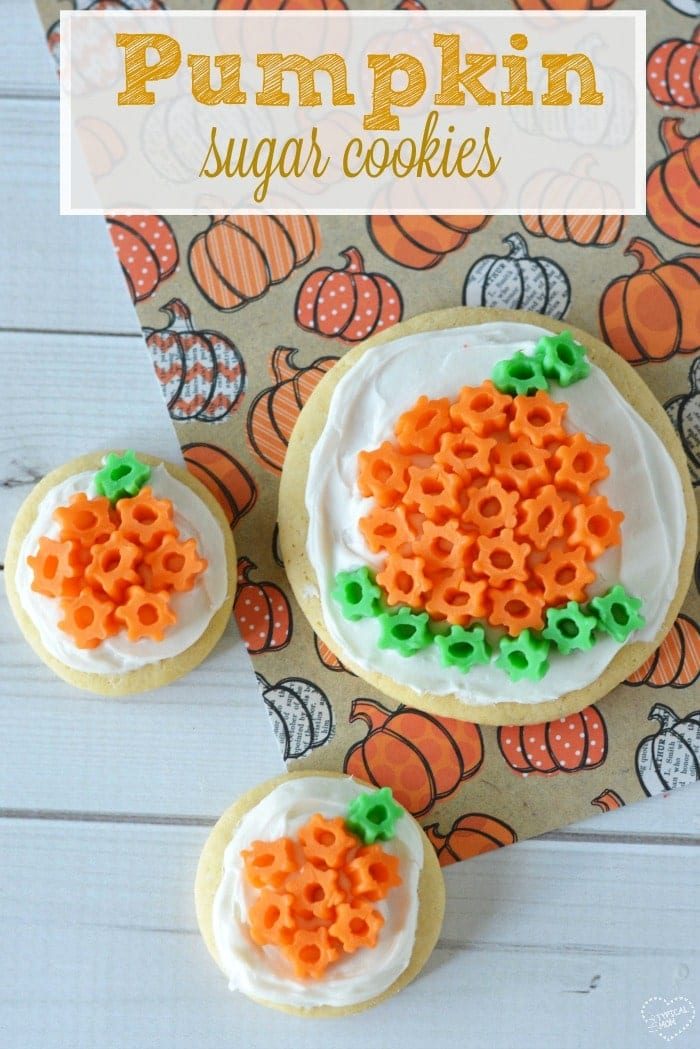 Pumpkin Sugar Cookies