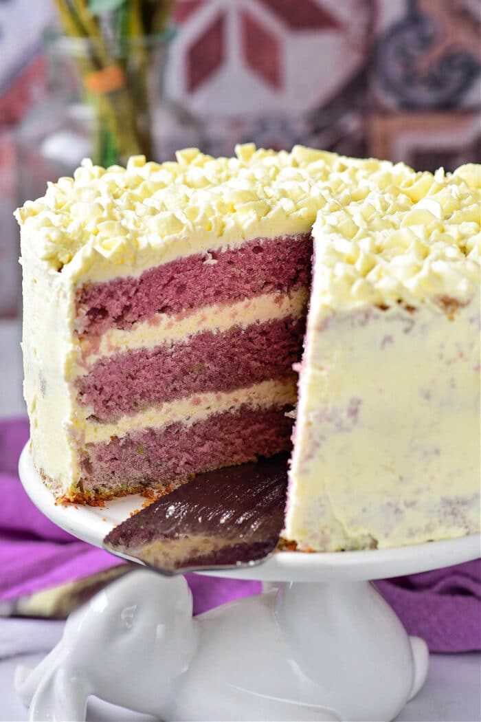 Purple Birthday Cake