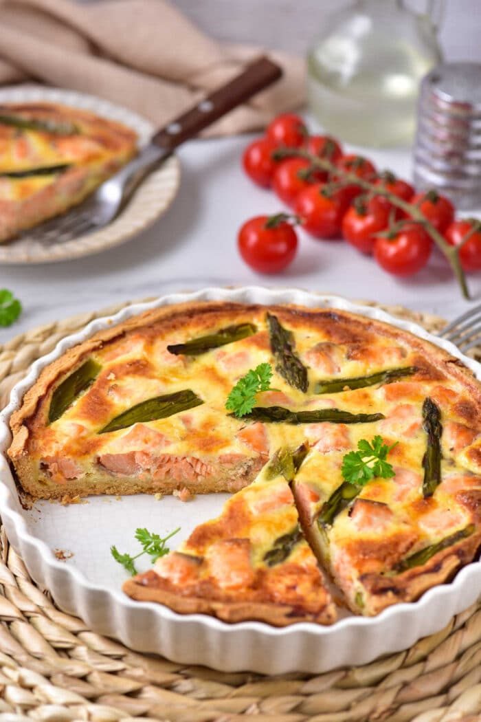 quiche with homemade crust