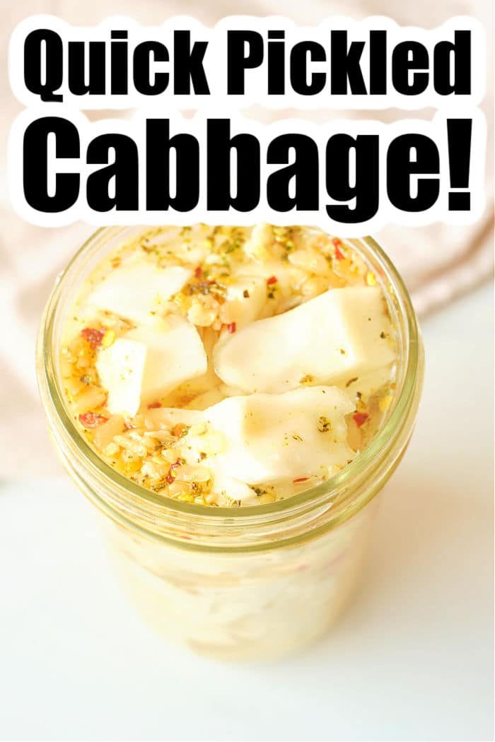 Quick Pickled Cabbage