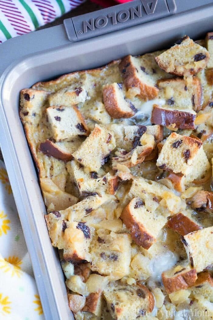 easy raisin bread pudding