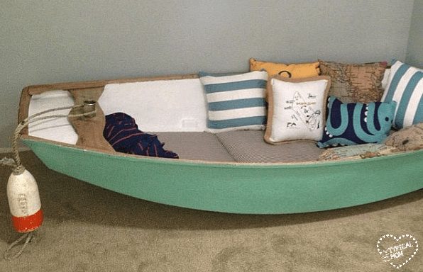 boat reading nook