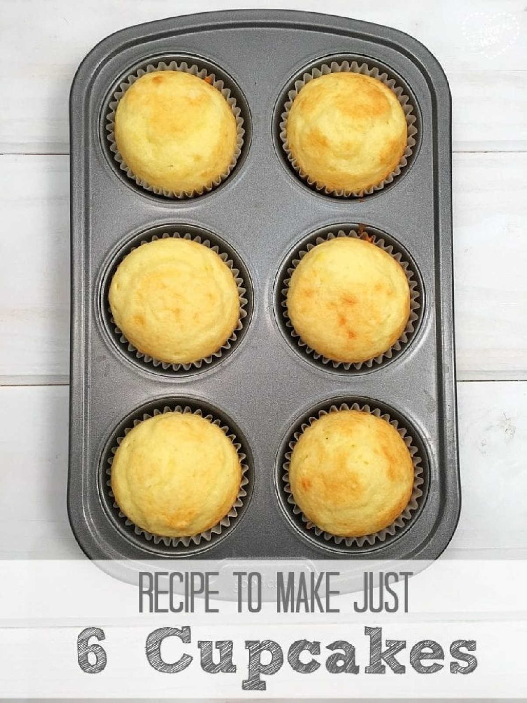 For 6 Cupcakes, plus Cake Mix