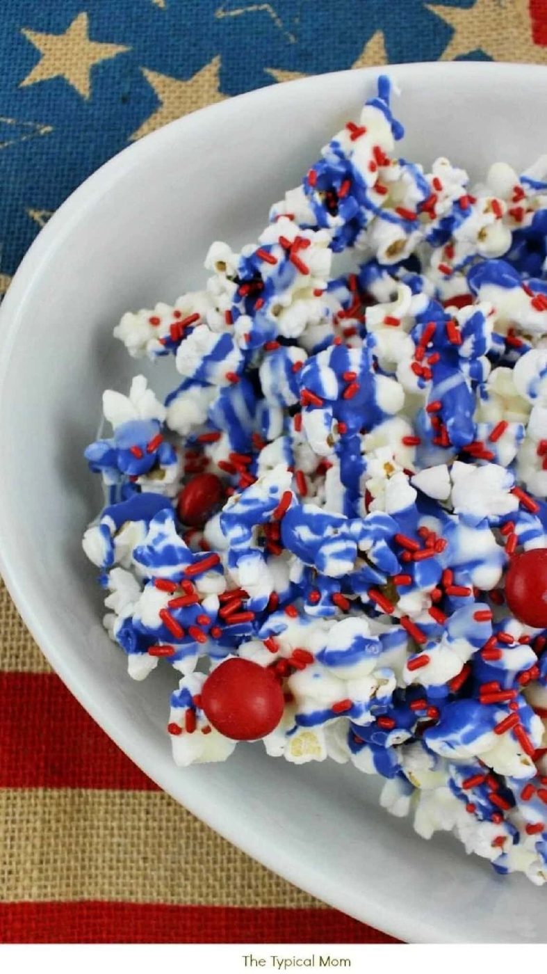 Red White and Blue Popcorn