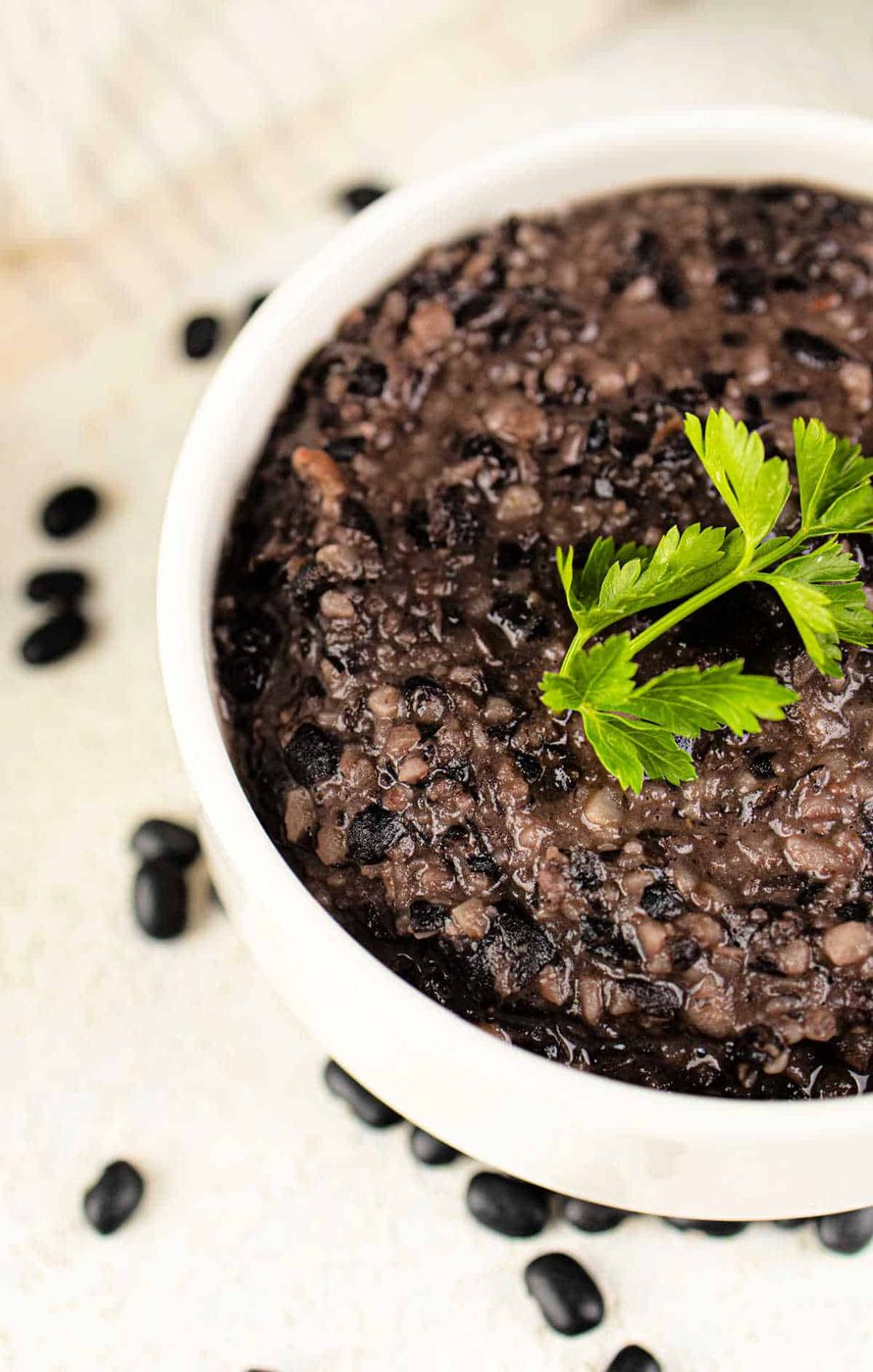 Refried Black Beans From Can