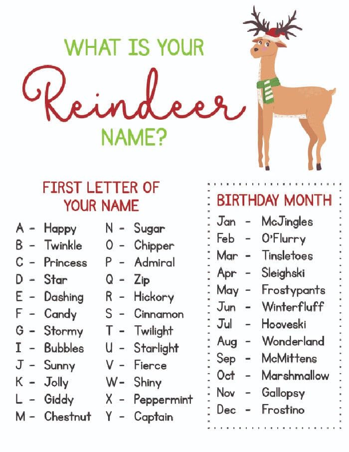 reindeer activities