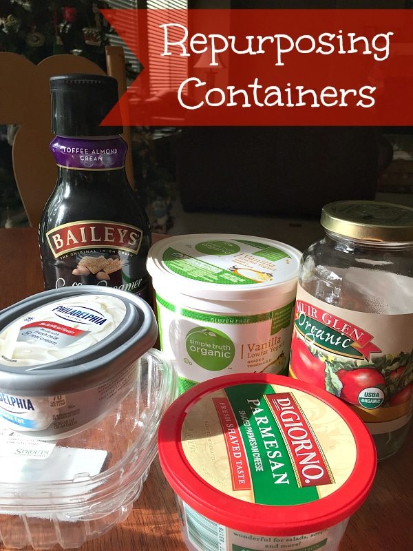 repurposing plastic containers