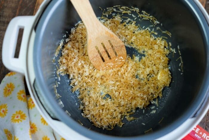 Rice a Roni in pressure cooker