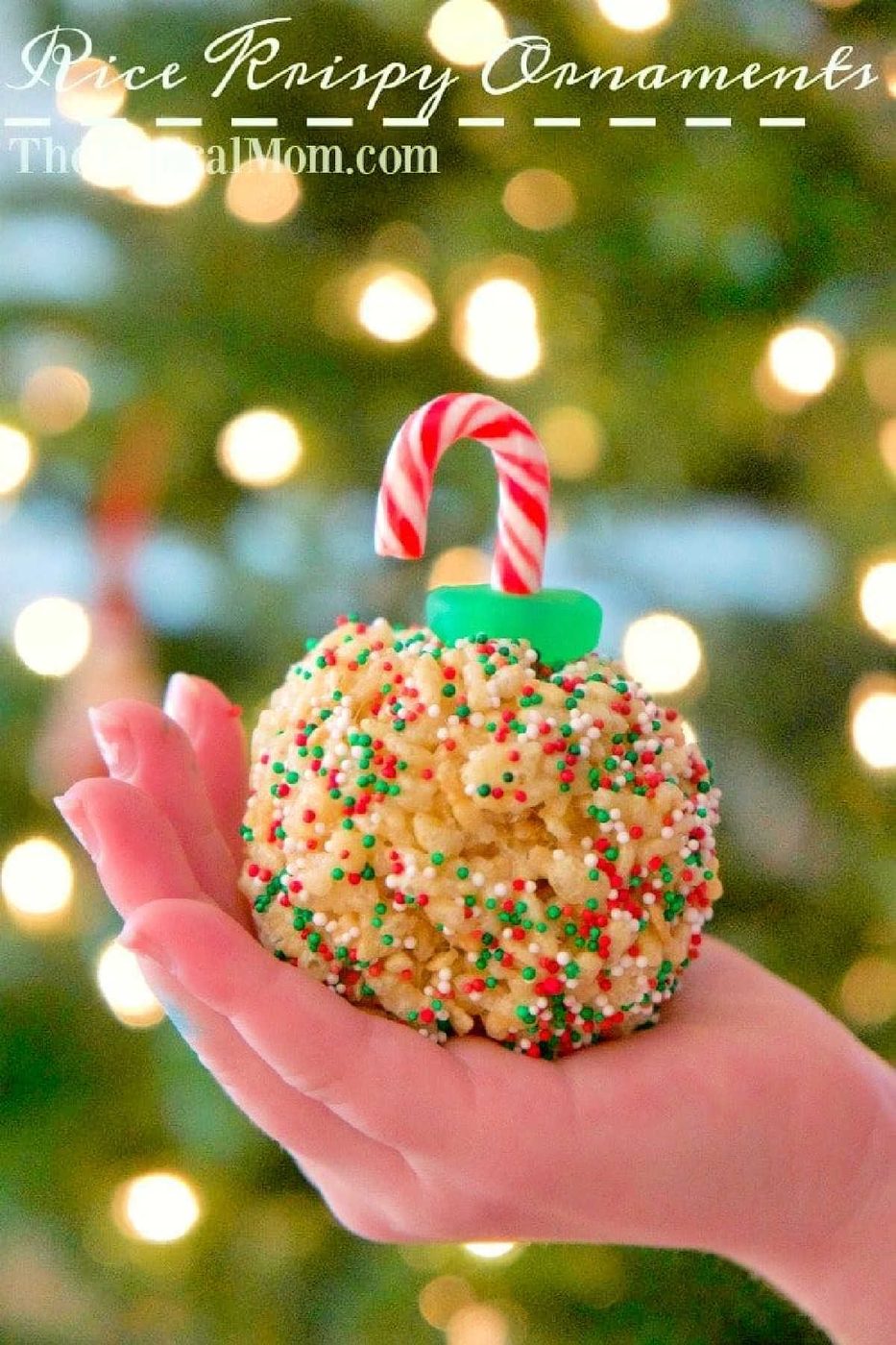 Rice Krispy Treat Ornaments