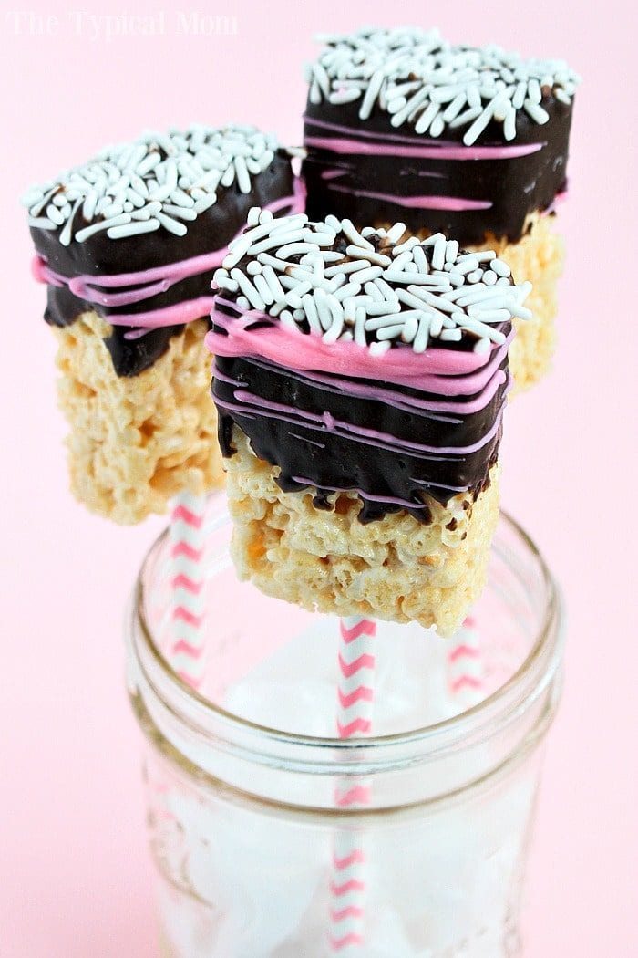 rice krispy treat pops