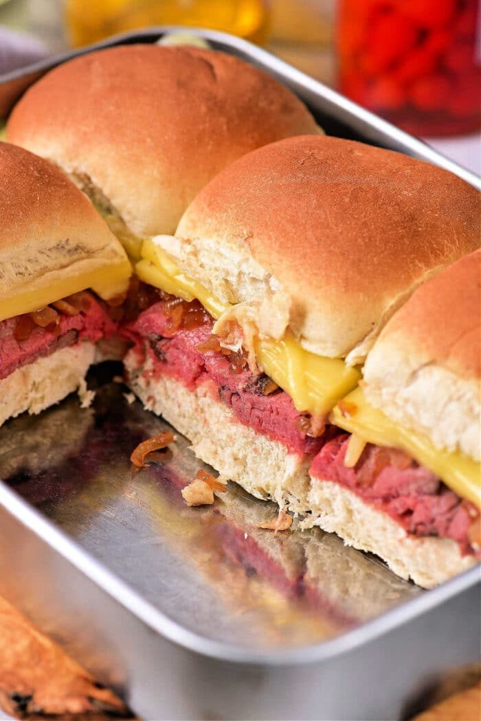 roast beef sliders