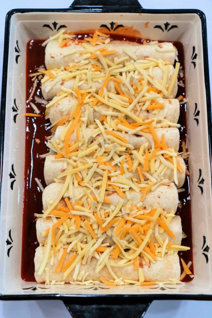 Easy Rotisserie Chicken Enchiladas