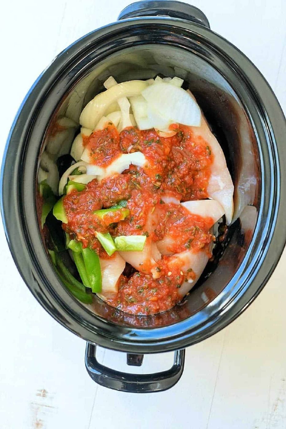 Slow Cooker Salsa Chicken