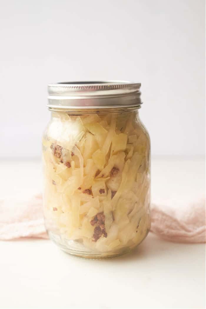 sauerkraut with ground beef