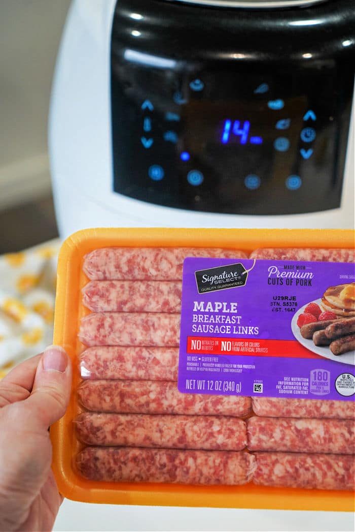 air fryer sausage links