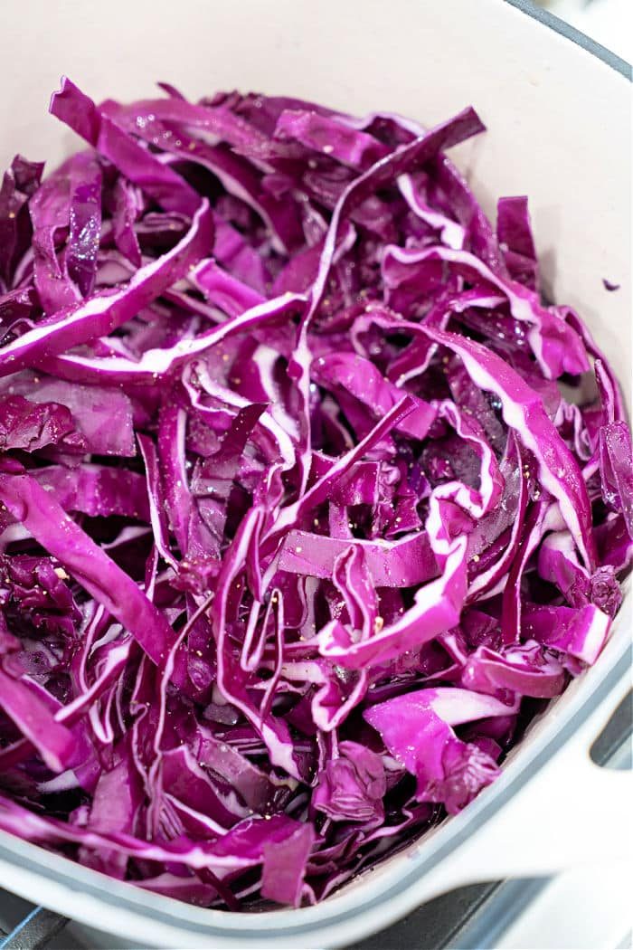 Sauteed Purple Cabbage