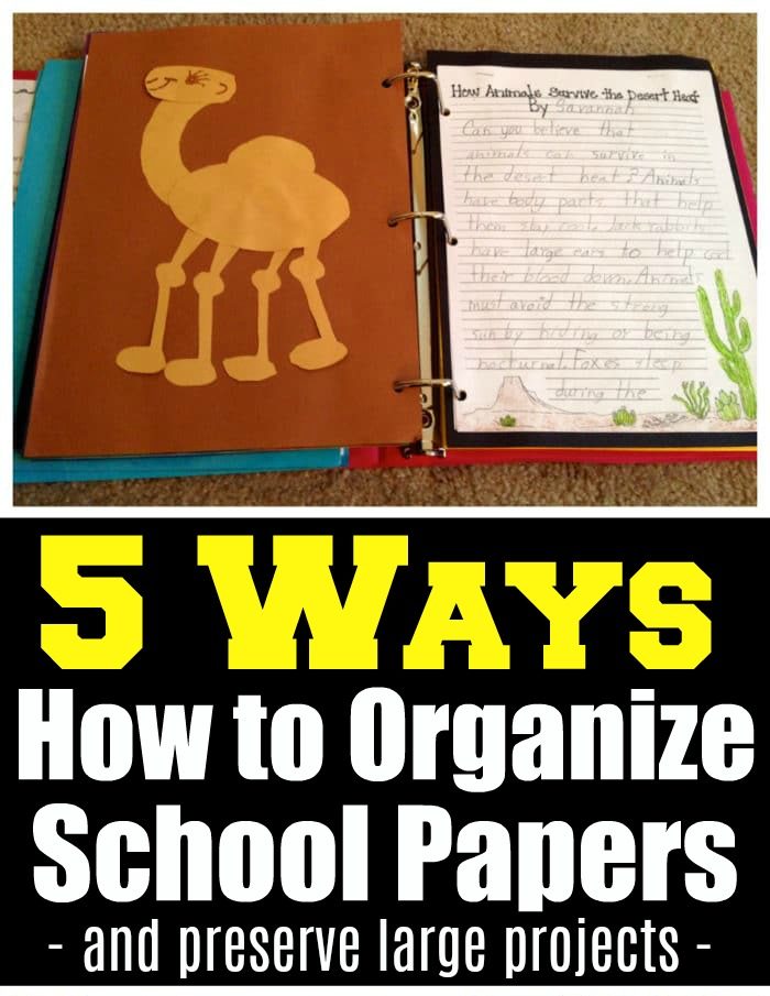 School Memory Binder