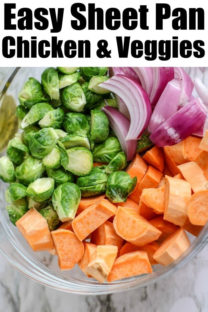 sheet pan chicken and veggies