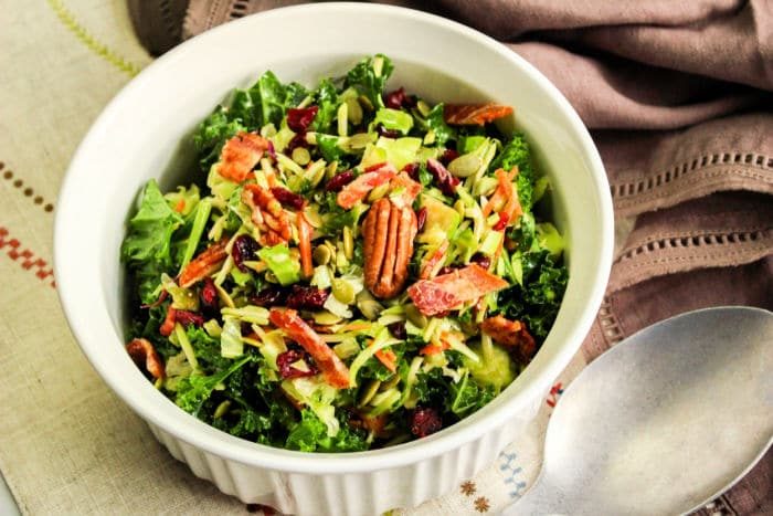 Brussel Kale Sprout Salad