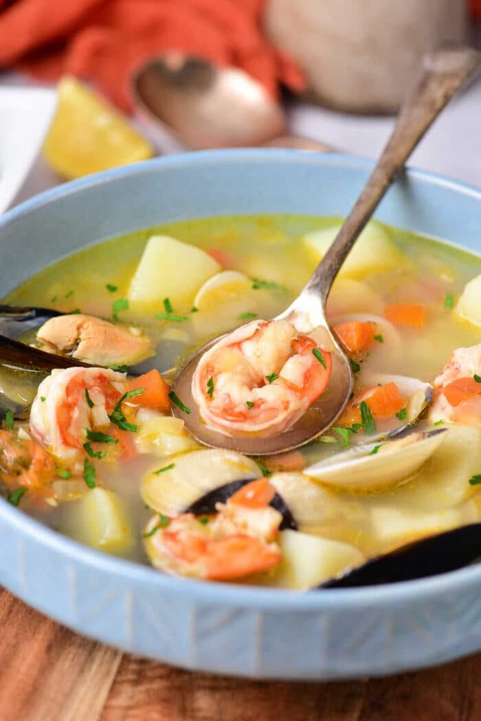Slow Cooker Shrimp and Corn Soup