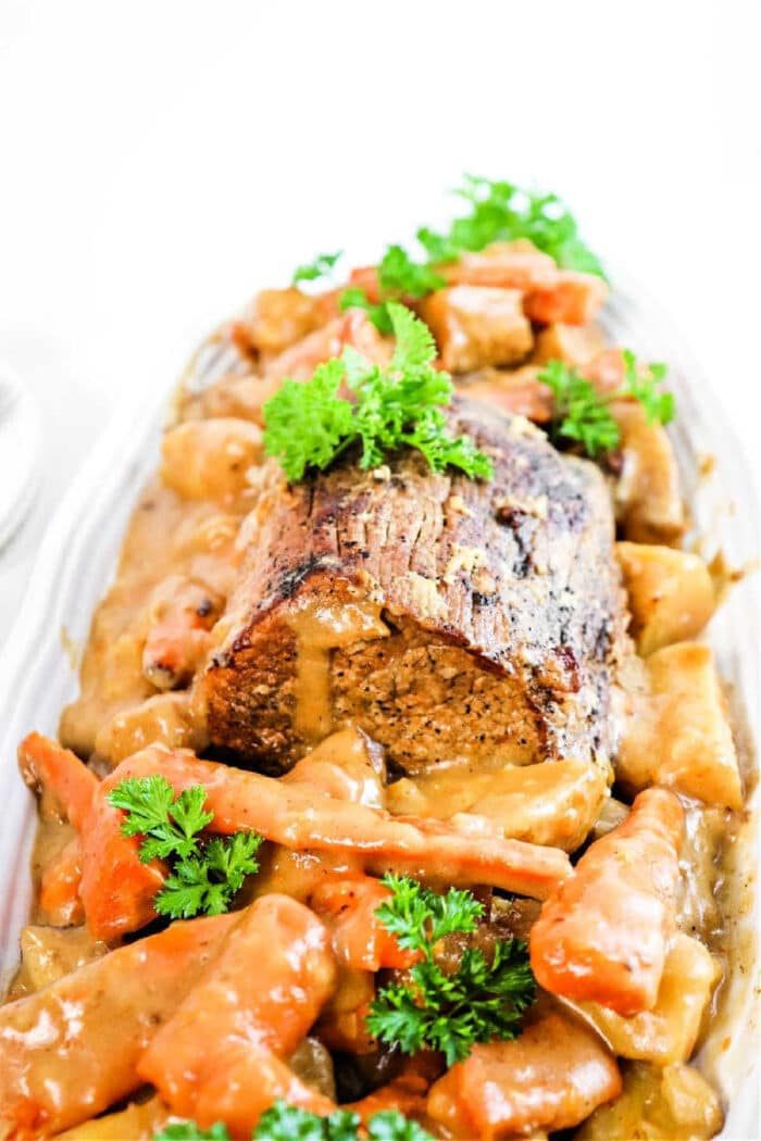 slow cooker sirloin tip roast recipe