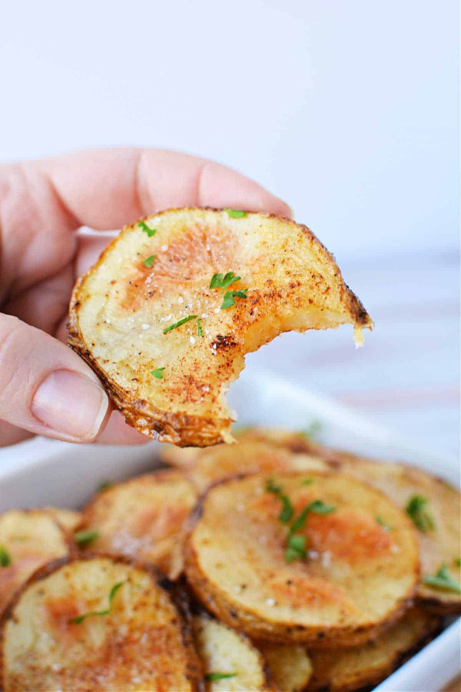 Oven Baked Potato Slices