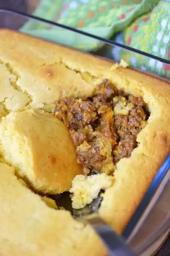 Jiffy Cornbread Sloppy Joe Casserole