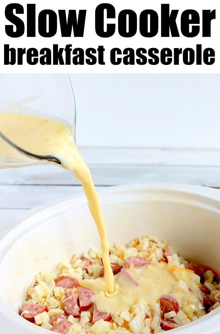 slow cooker breakfast