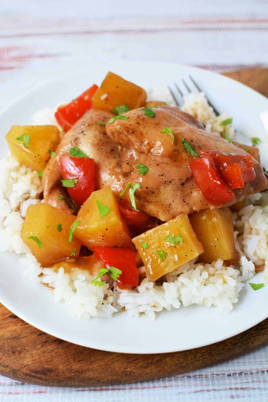 Slow Cooker Chicken, plus Pineapple Juice