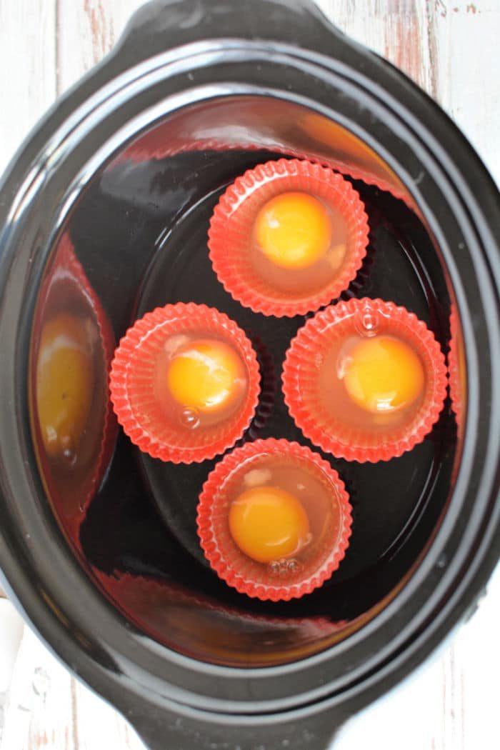 crockpot eggs