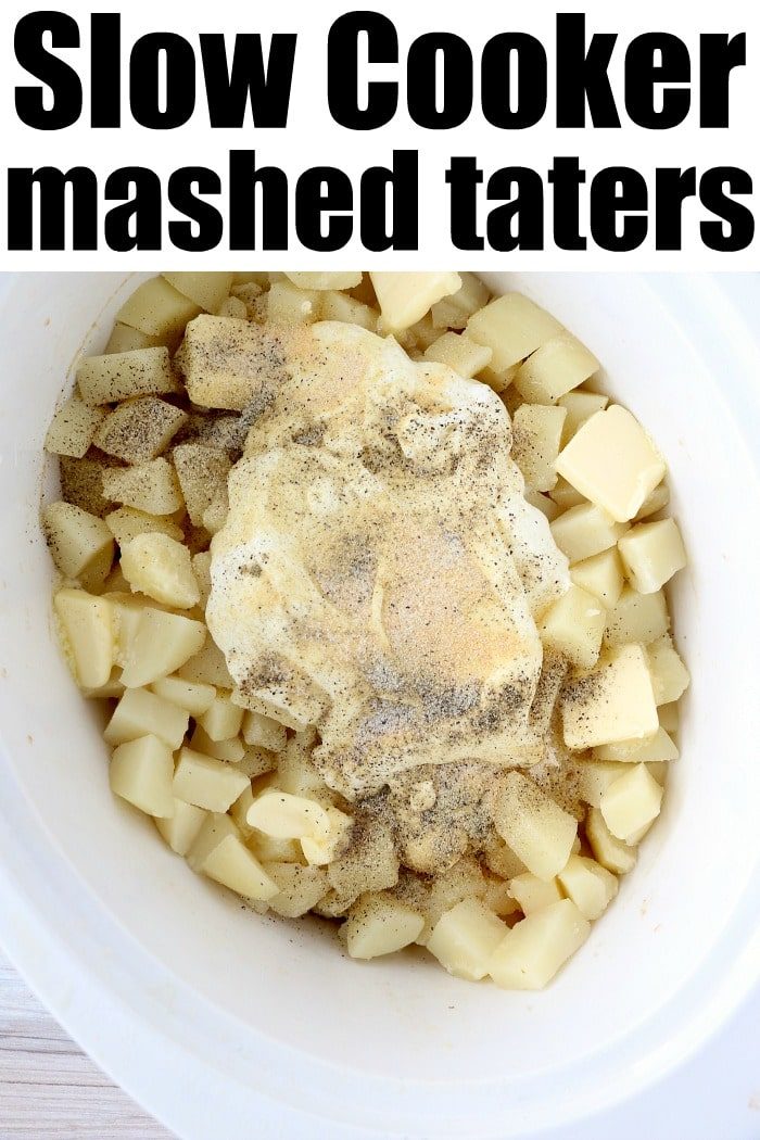 make ahead mashed potatoes slow cooker