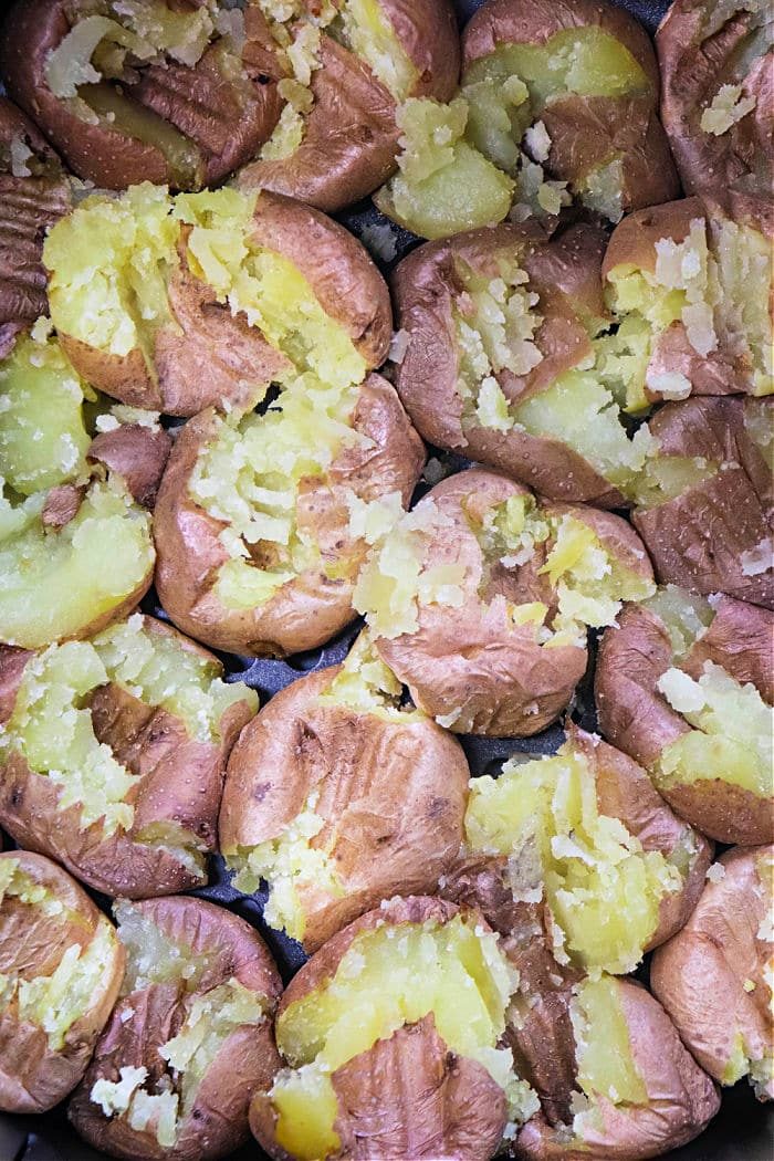 Smashed Fingerling Potatoes