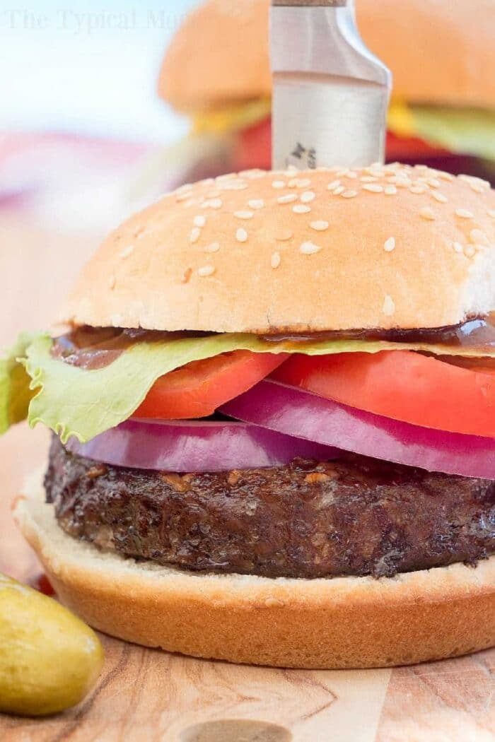 smoked burgers recipe