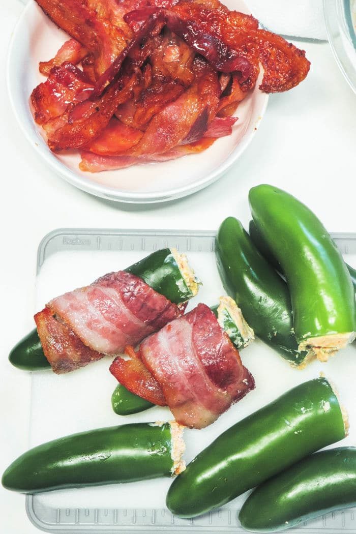 Smoker Bacon Wrapped Jalapeno Poppers