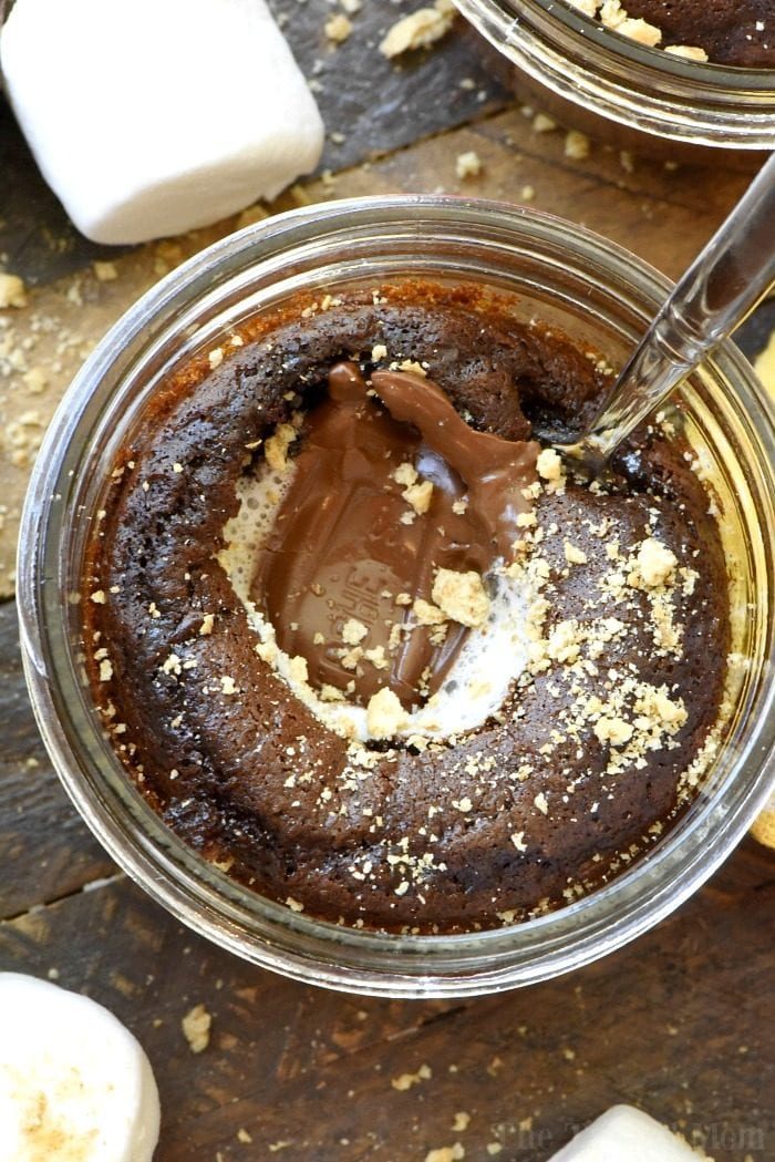 smores in a jar