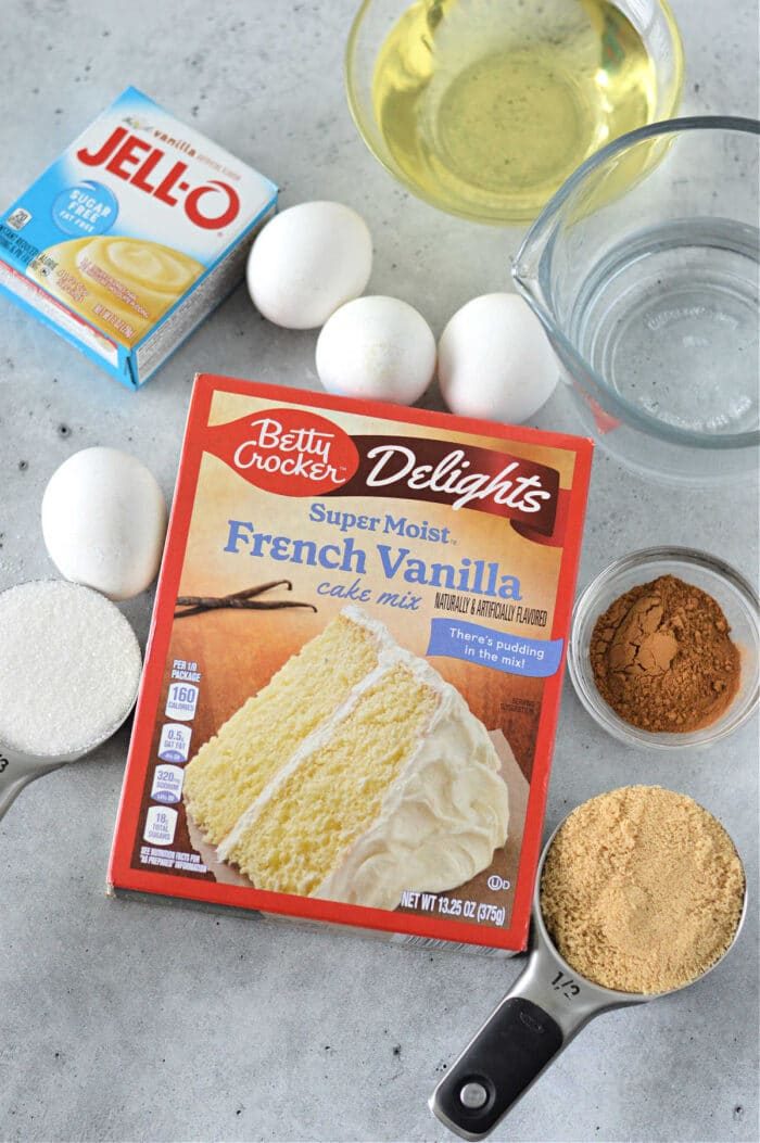 Cake Mix Snickerdoodle Bundt Cake