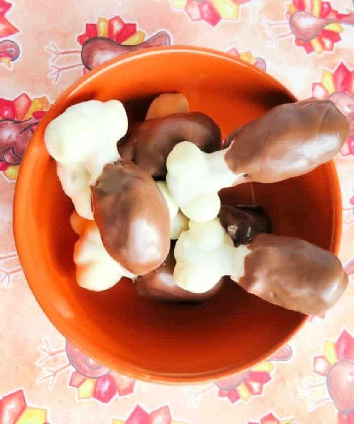 Chocolate Thanksgiving Turkey Leg Treats