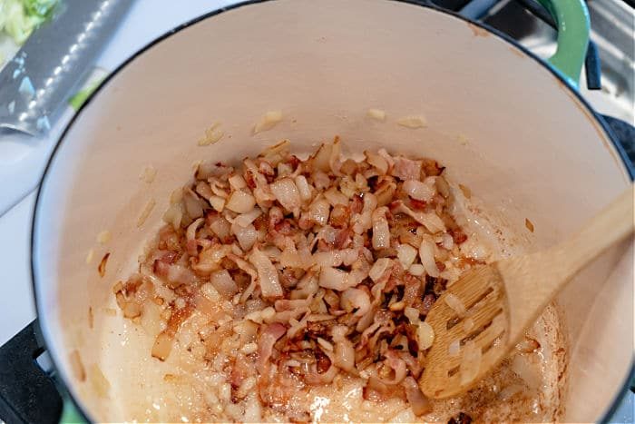 bacon and onions