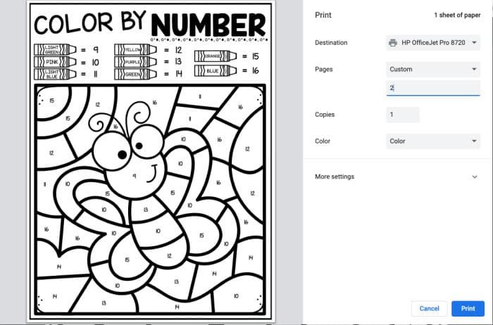 free printables for kids