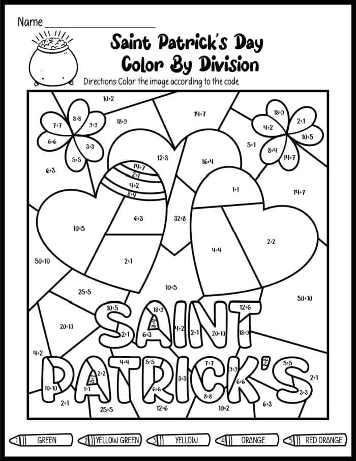 St Patricks Day Coloring Sheets