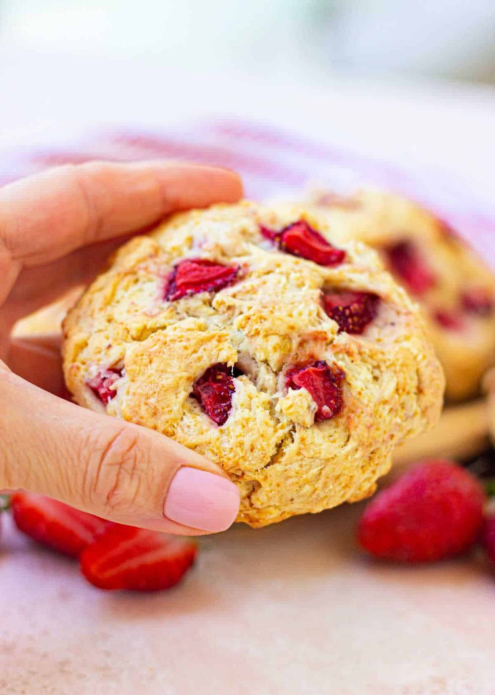Copycat Popeyes Strawberry Biscuits