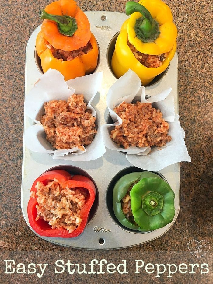 Stuffed green peppers recipe