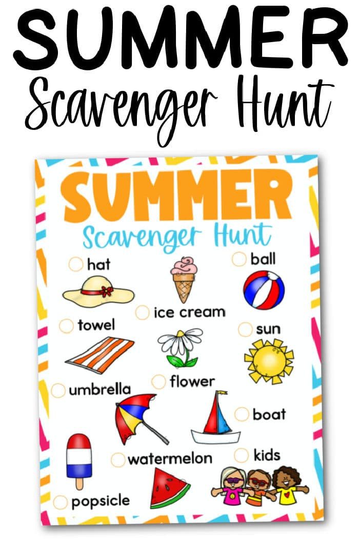 summer scavenger hunt