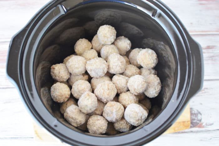 slow cooker meatballs